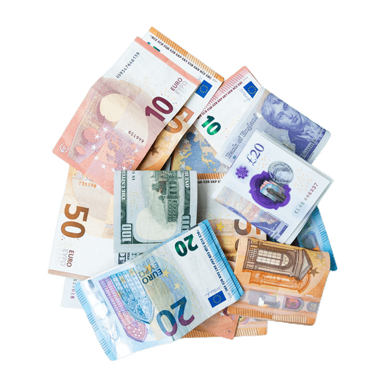 cash in different countries